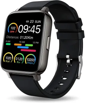 1.69" Touch Screen Smartwatch for Android and iOS Phones with Heart Rate and Blood Pressure Monitor