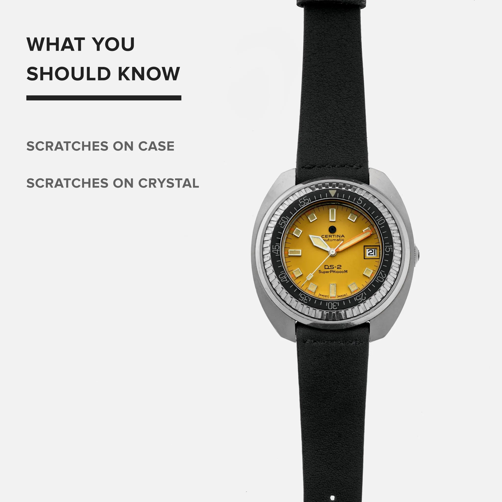 1970s Certina DS-2 SuperPH 1000M Ref. 5801.302
