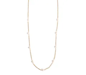 2047-0002 Necklace gold pearl