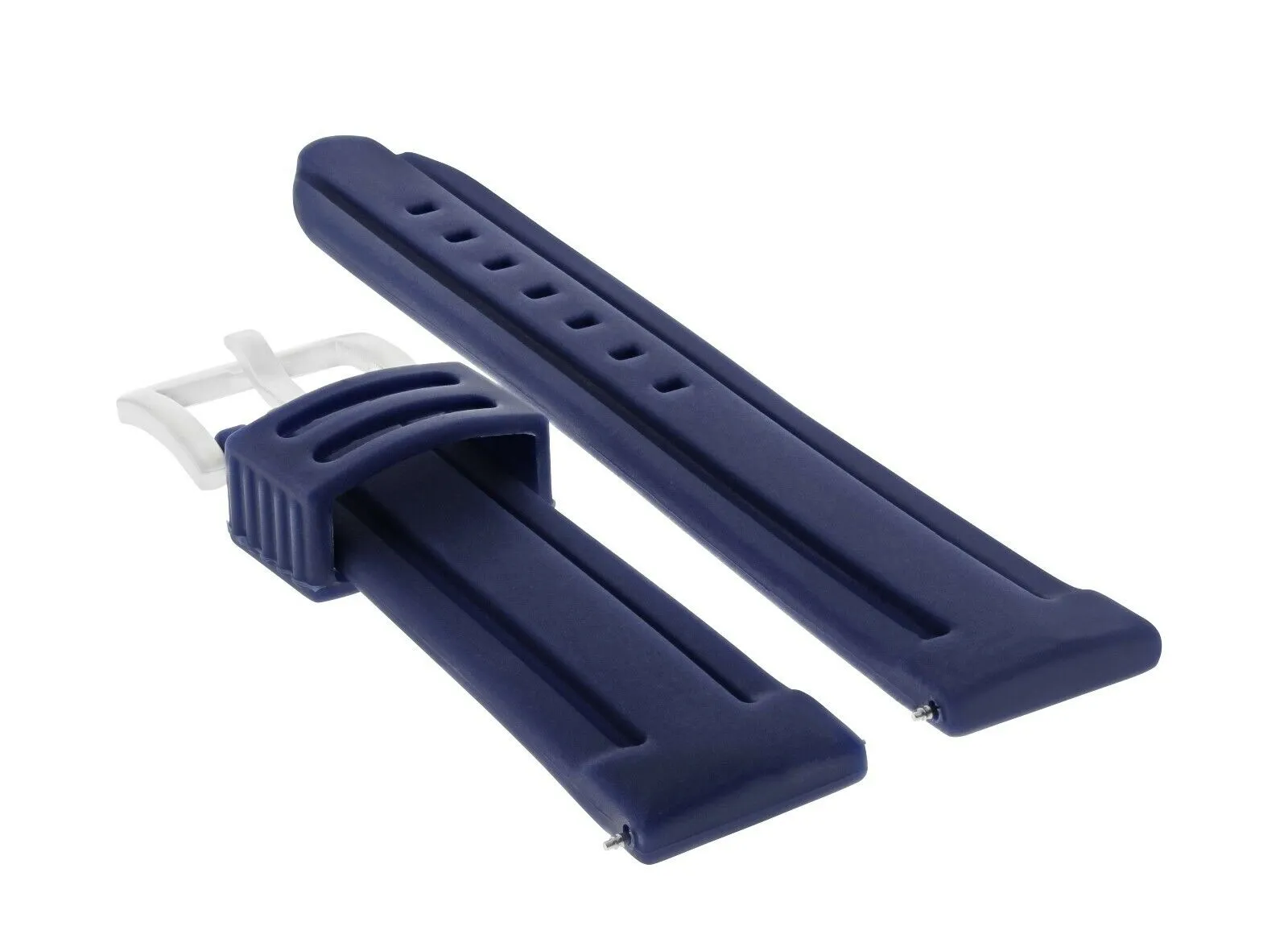 24MM RUBBER WATCH STRAP BAND FOR PAM 312 PANERAI 44MM LUMINOR MARINA 1950 BLUE