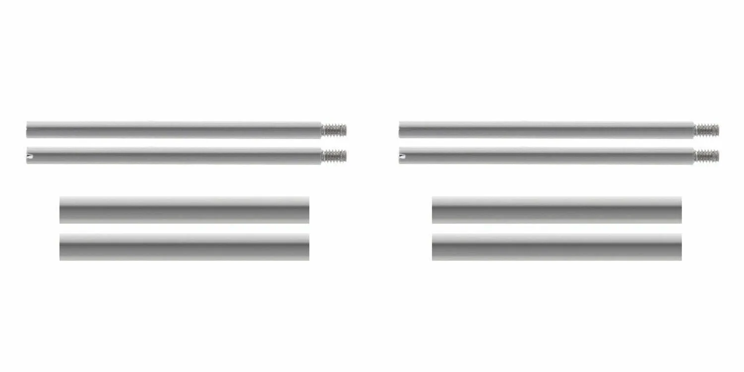 4   4 SCREW   TUBES FOR 44MM PANERAI 24MM RUBBER BAND LEATHER STRAPS-316L SWISS