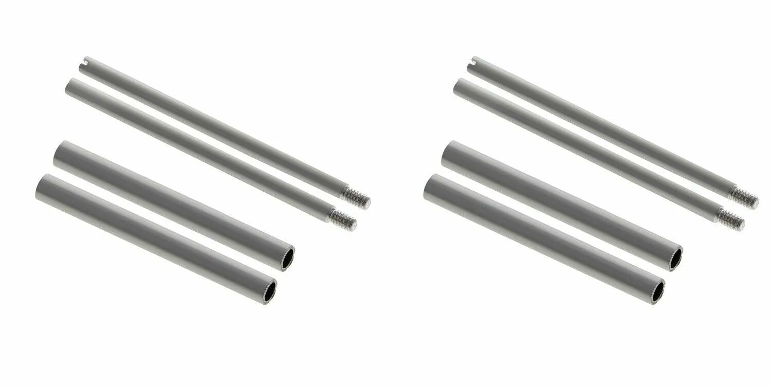 4   4 SCREW   TUBES FOR 44MM PANERAI 24MM RUBBER BAND LEATHER STRAPS-316L SWISS