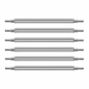 6 SPRING BAR PIN FOR ROLEX WATCH BAND STRAP OLD DATE-19MM 6694  D/SHOULDER 78351