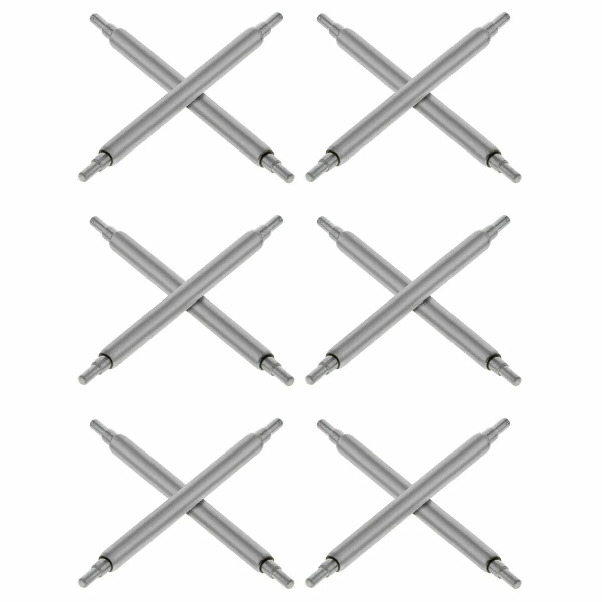 6 SPRING BAR PIN FOR ROLEX WATCH BAND STRAP OLD DATE-19MM 6694  D/SHOULDER 78351