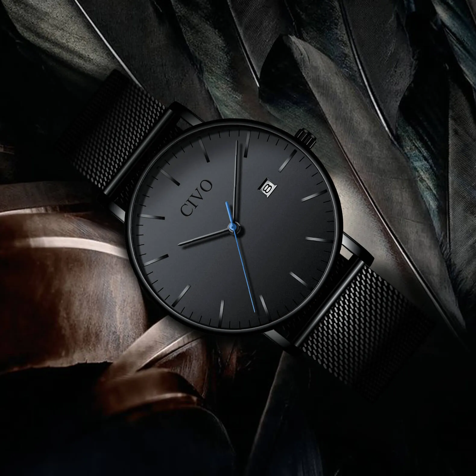 8029C | Quartz Men Watch | Mesh Band