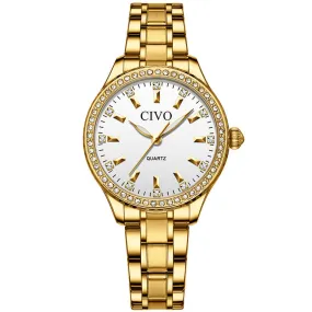8114C | Quartz Women Watch | Stainless steel Band