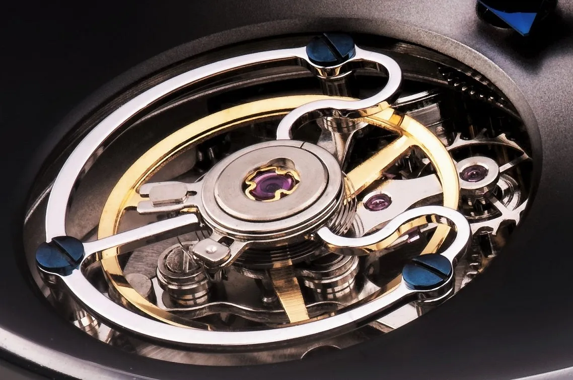 AK Watch Stellaris Tourbillon Blue Dial