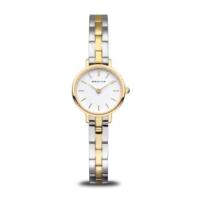 Bering Ladies Classic Two-Tone Round Petite Watch
