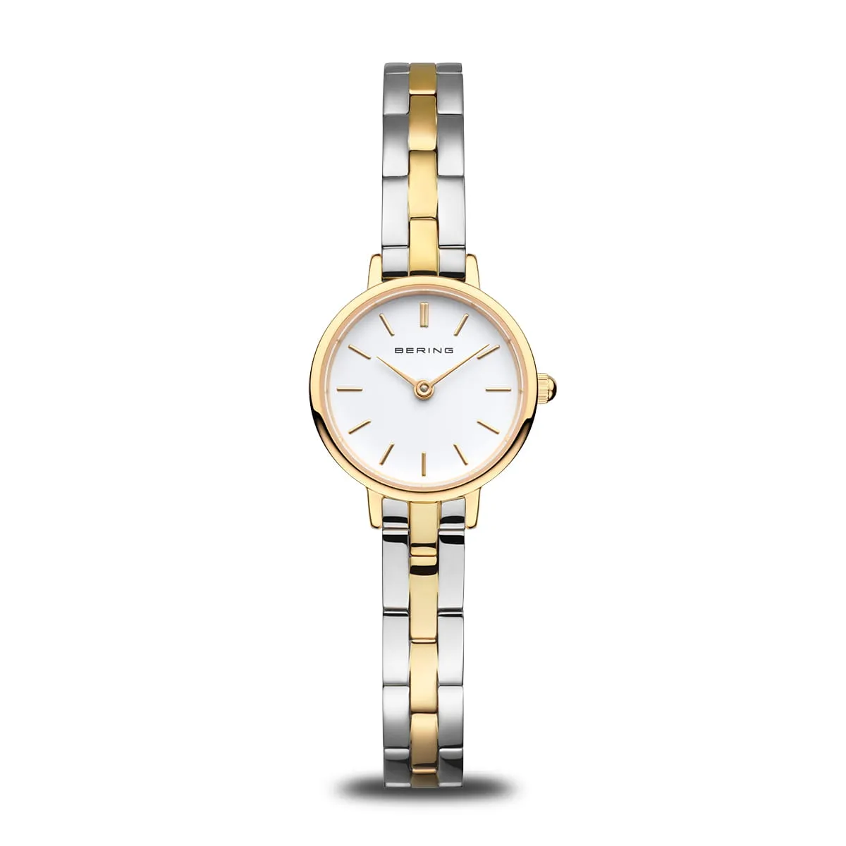 Bering Ladies Classic Two-Tone Round Petite Watch