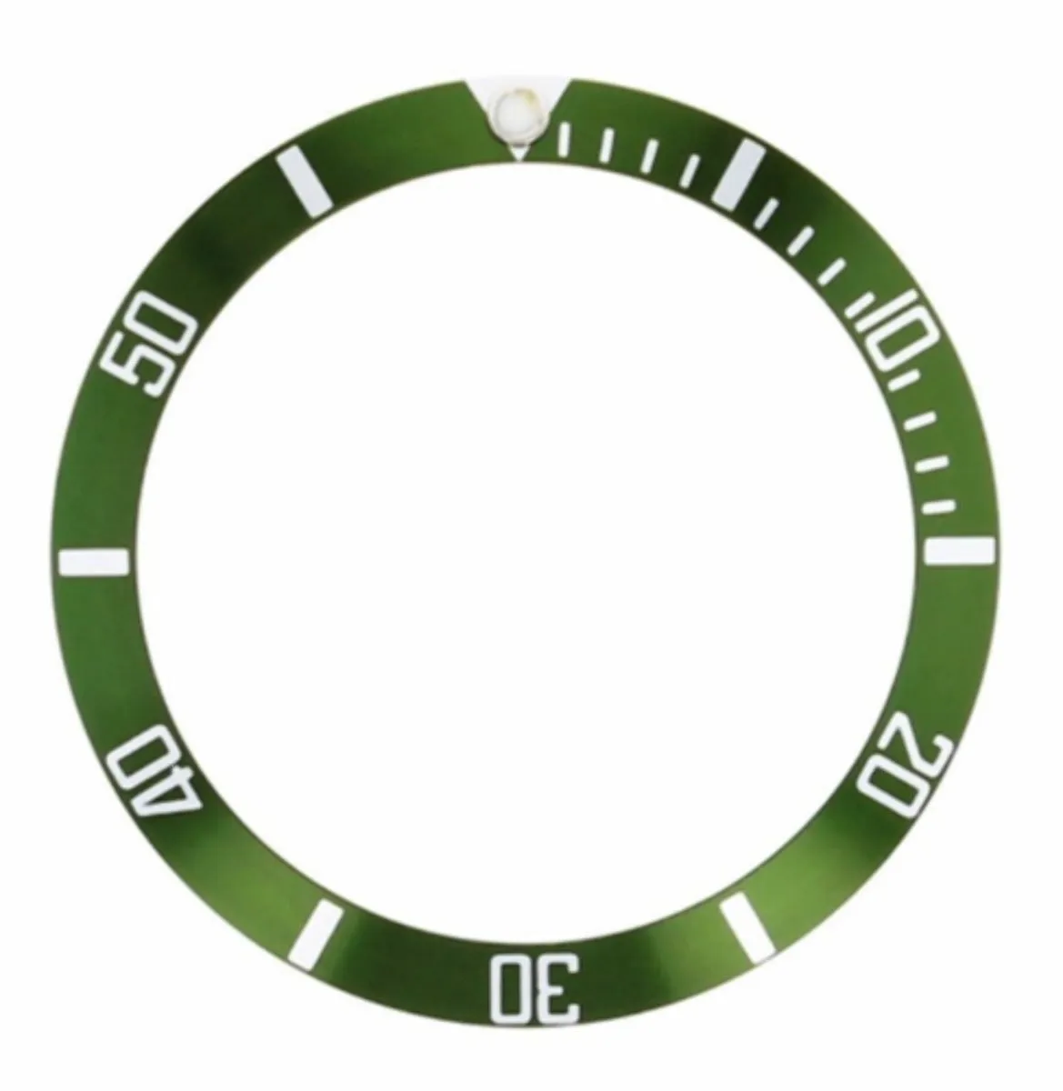 BEZEL INSERT FOR SEIKO SKX031 SKX033 J K 7S26-0040 - 100M WATCH GREEN
