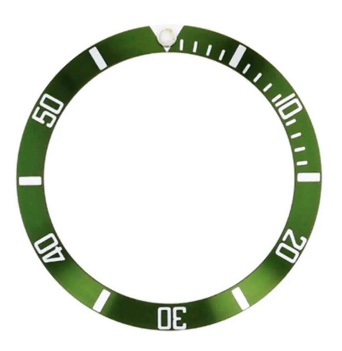 BEZEL INSERT FOR SEIKO SKX031 SKX033 J K 7S26-0040 - 100M WATCH GREEN