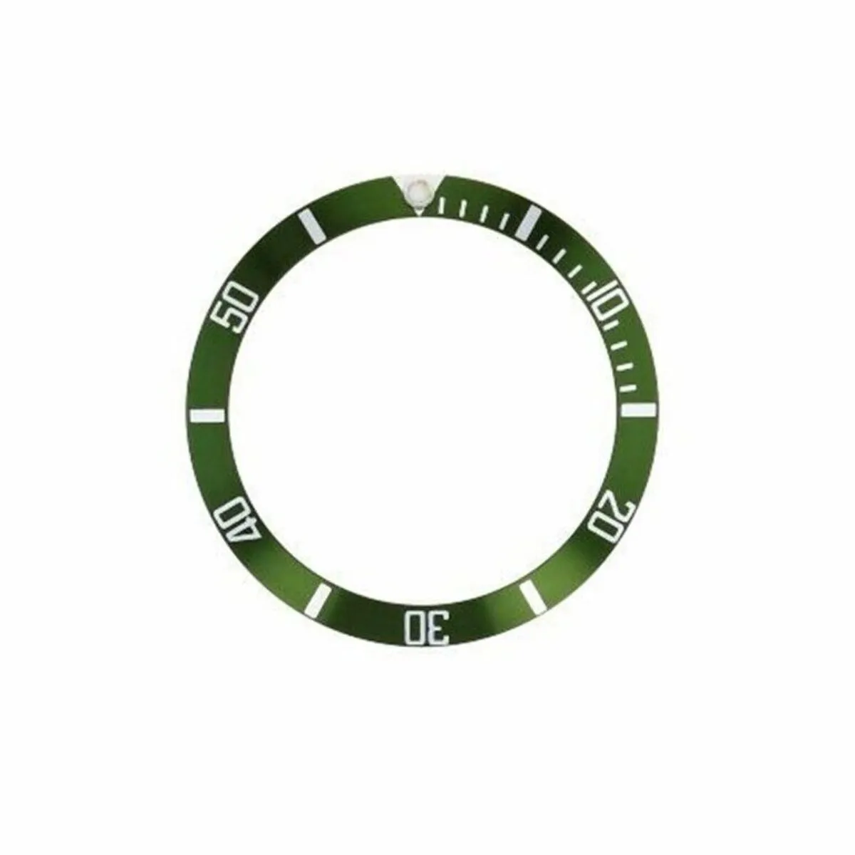 BEZEL INSERT FOR SEIKO SKX031 SKX033 J K 7S26-0040 - 100M WATCH GREEN