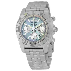 Breitling Chronomat 44 Mother of Pearl Dial Stainless Steel Men's Watch AB011012-G685SS AB011012-G68-375A