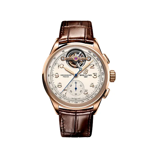 Breitling Premier B21 Tourbillon Chronograph 42 18K Red Gold Men's Watch