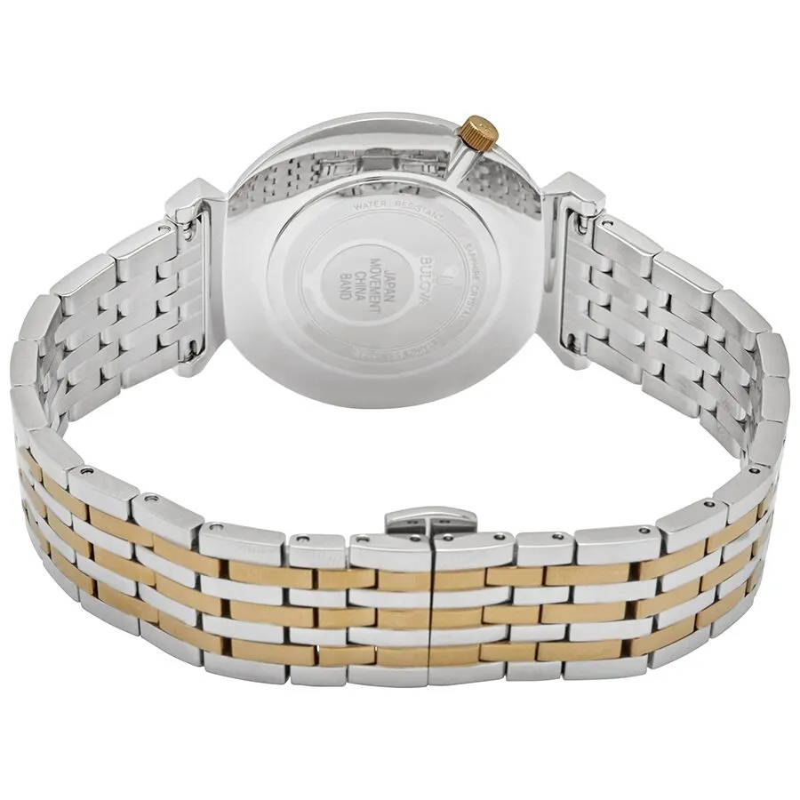 Bulova Regatta Quartz White Dial Two-tone Men's Watch 98A233