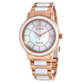 Citizen Chandler White Mother of Pearl Dial Ladies Watch EM0743-55D