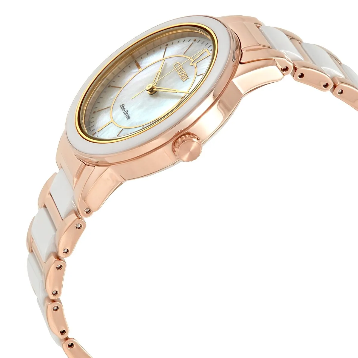 Citizen Chandler White Mother of Pearl Dial Ladies Watch EM0743-55D