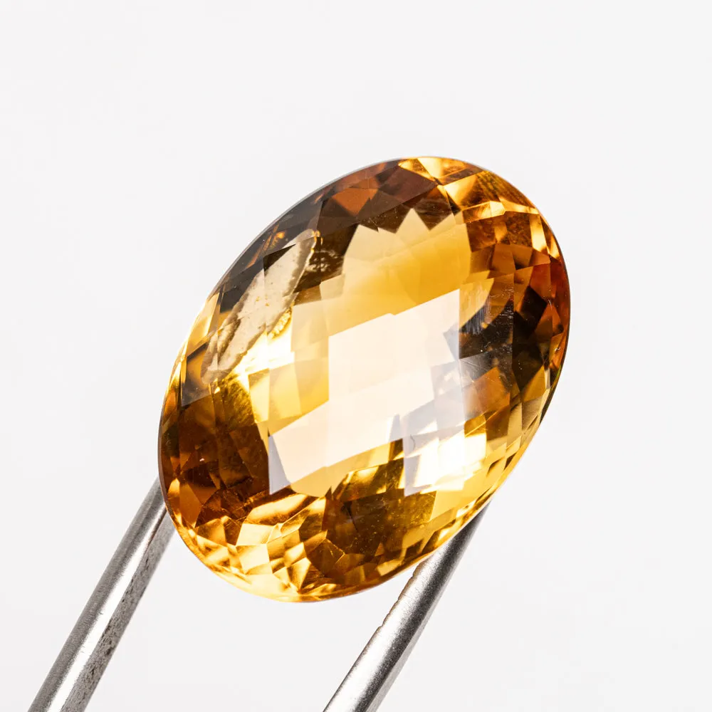 Citrine Oval Cut Gemstone (40.5ct)