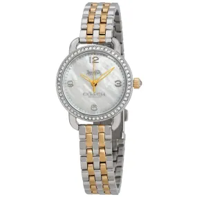 Coach Delancey Mother of Pearl Dial Ladies Watch 14502480