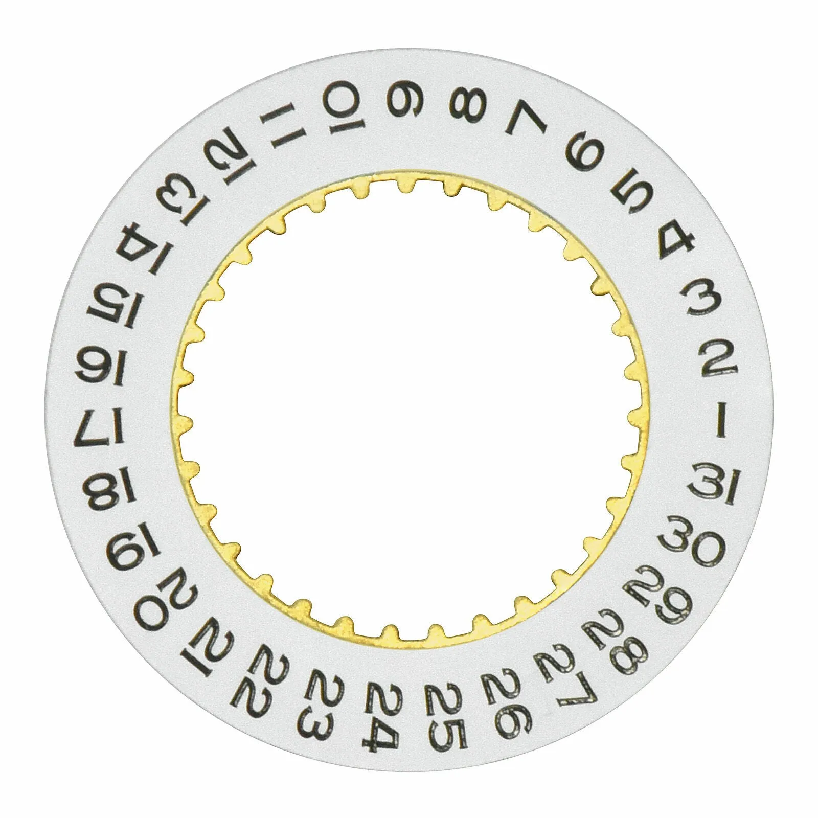 DATE DISC CALENDAR FOR ROLEX DATEJUST 3136 3156 3187 Explorer II 216570 WHITE