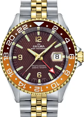 DEL Watch Santiago GMT Bi-Colour