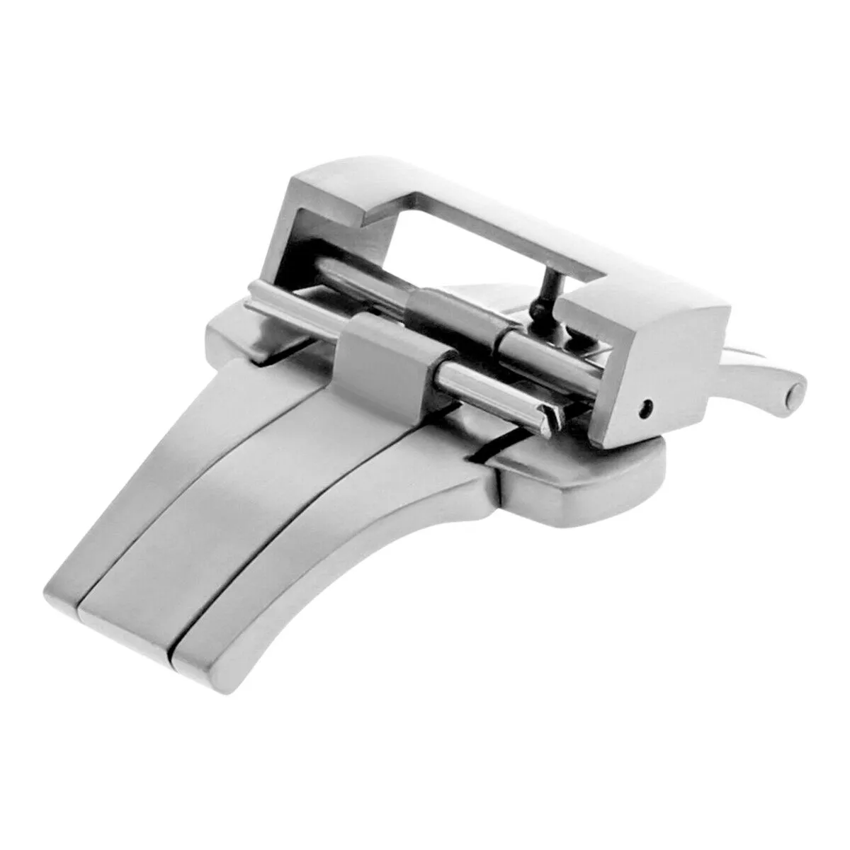 DEPLOYMENT LEATHER STRAP BAND CLASP 22MM BUCKLE FIT PANERAI 40MM  PAM 44MM BRUSH