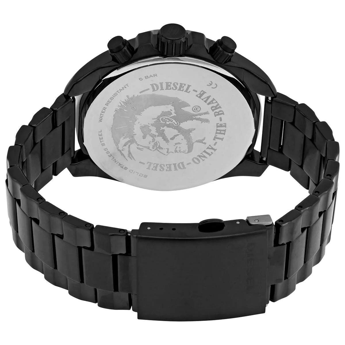 Diesel MS9 Quartz Black Dial Black Ion-plated Men's Watch DZ4524
