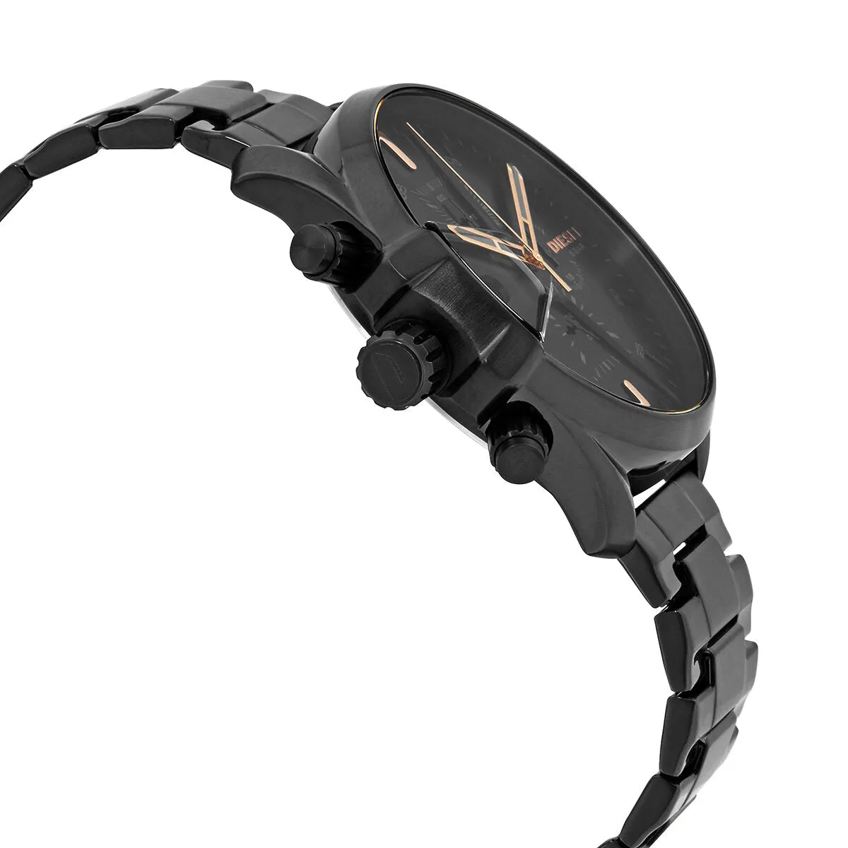 Diesel MS9 Quartz Black Dial Black Ion-plated Men's Watch DZ4524