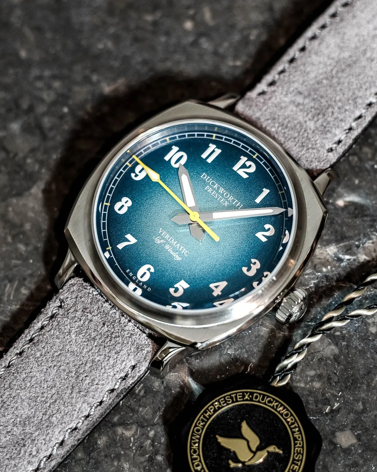 DP Watch VeriMTic Blue Fume Grey Suede