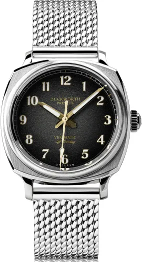 Duckworth Prestex Verimatic Black Fume Mesh Bracelet