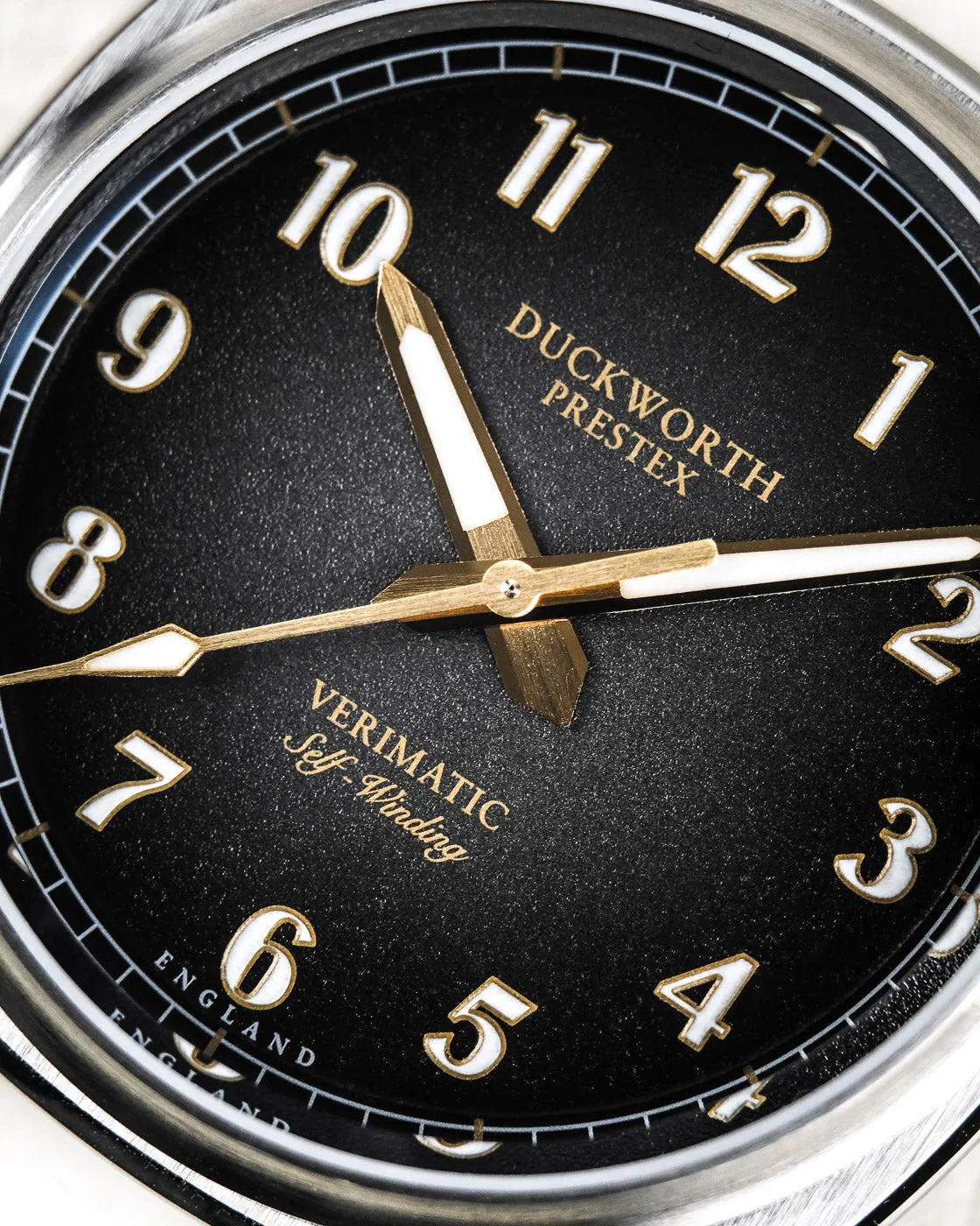 Duckworth Prestex Verimatic Black Fume Mesh Bracelet
