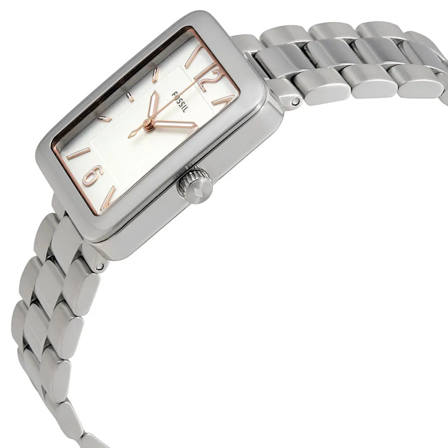 Fossil Atwater Silver Dial Stainless Steel Ladies Watch ES4157