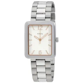Fossil Atwater Silver Dial Stainless Steel Ladies Watch ES4157