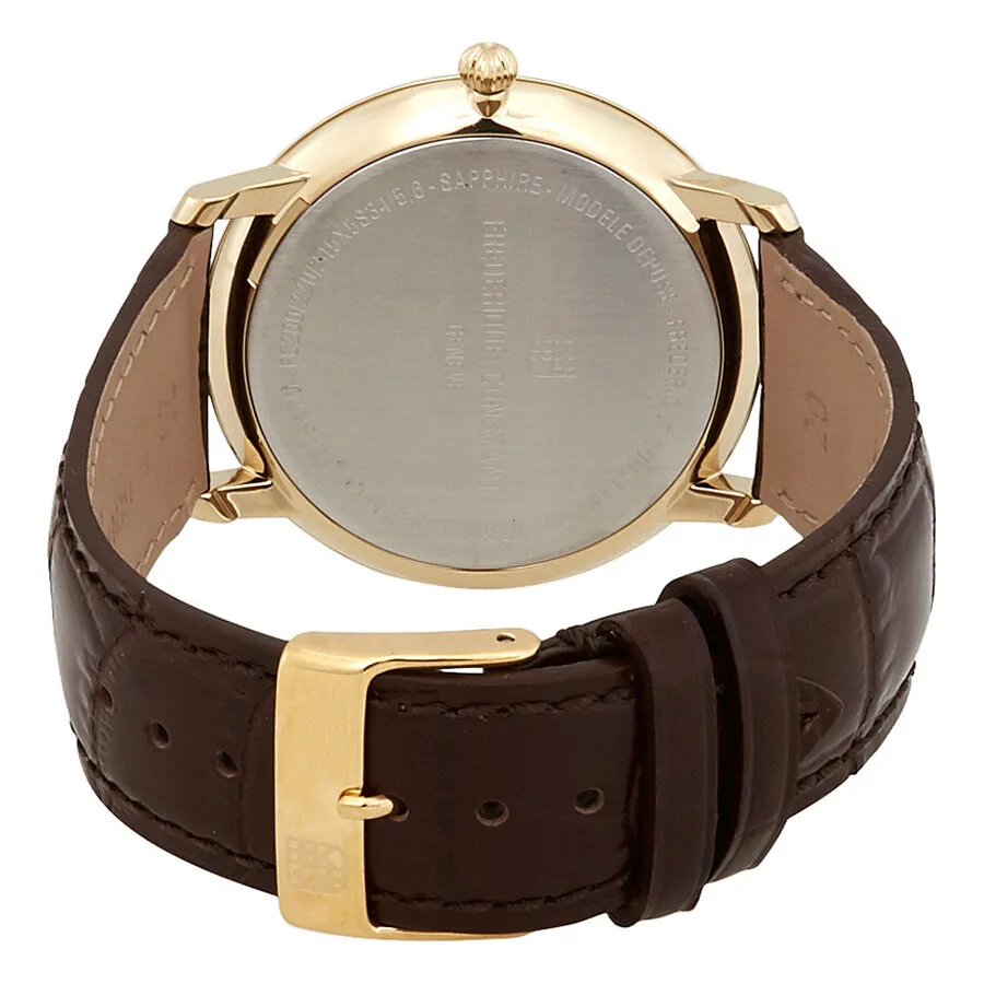 Frederique Constant Slimline Yellow Gold Plated Stainless Steel Men's Watch FC-200V5S35
