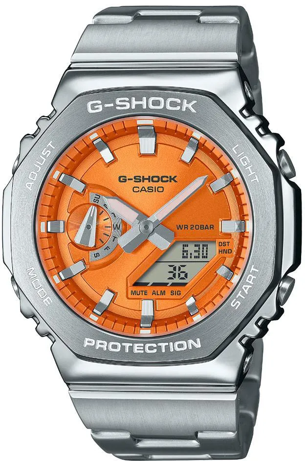 G-Shock 2110 Metallic Orange Dual Display