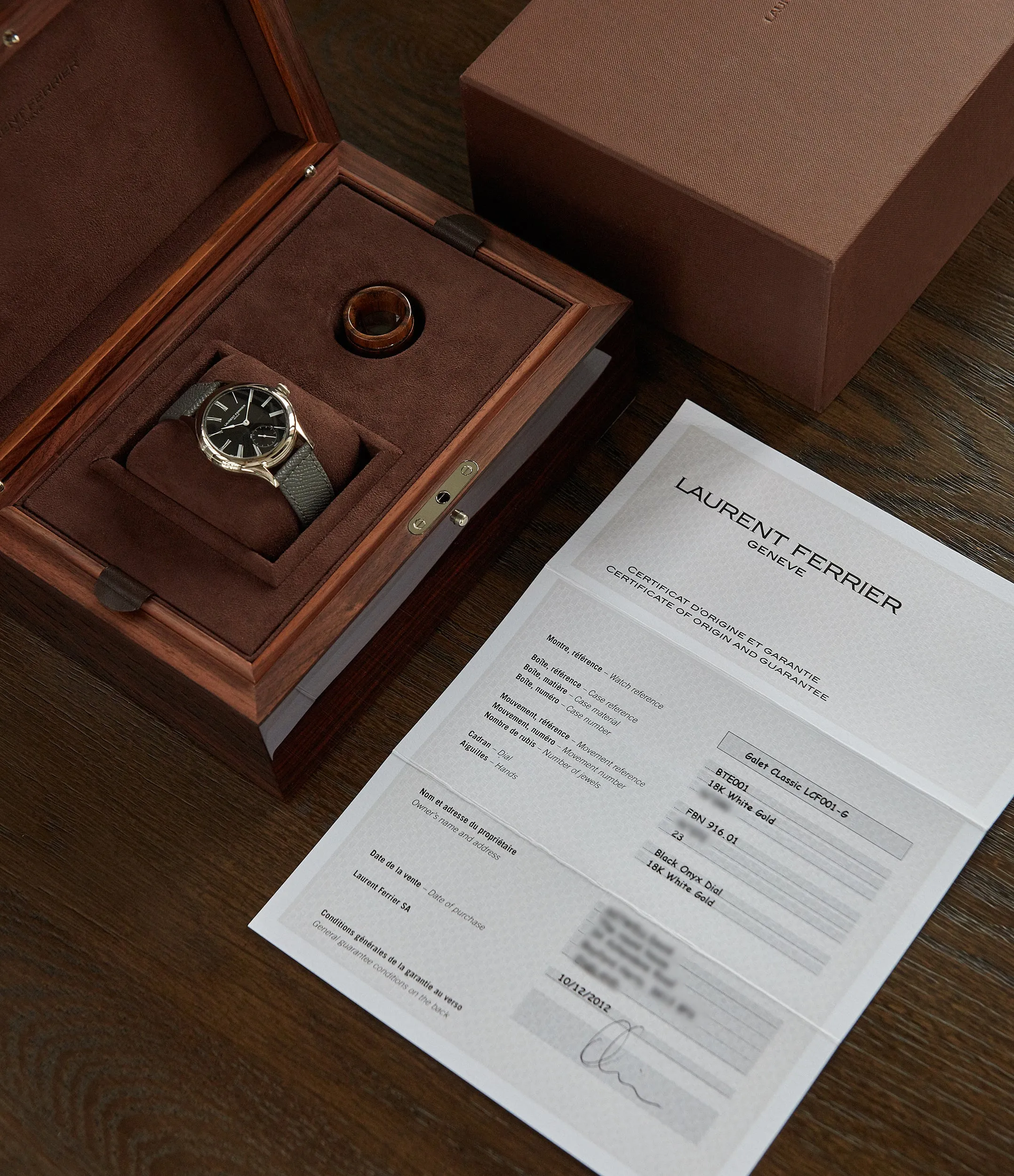 Galet Classic Tourbillon | White Gold