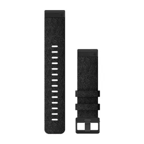Garmin fenix 6 22mm QuickFit Heathered Black Nylon Band