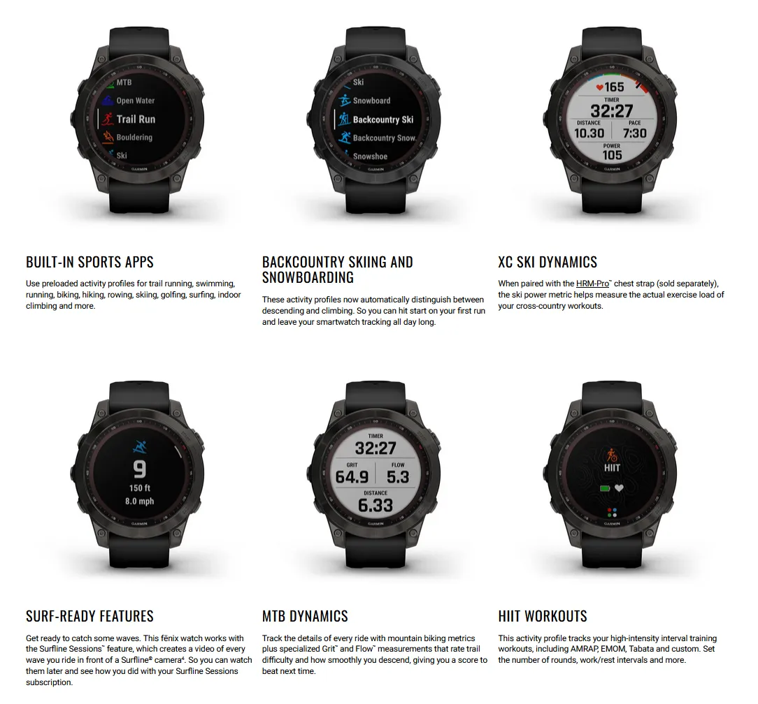 Garmin Fēnix® 7X Saphire Solar PRO