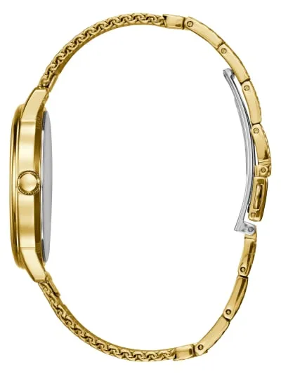 Guess U0280G3 Wafer Gold Stainless Steel Mesh Strap Unisex Watches