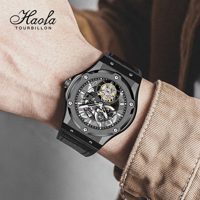 Haofa 1916 Double Barrel Tourbillon Watch