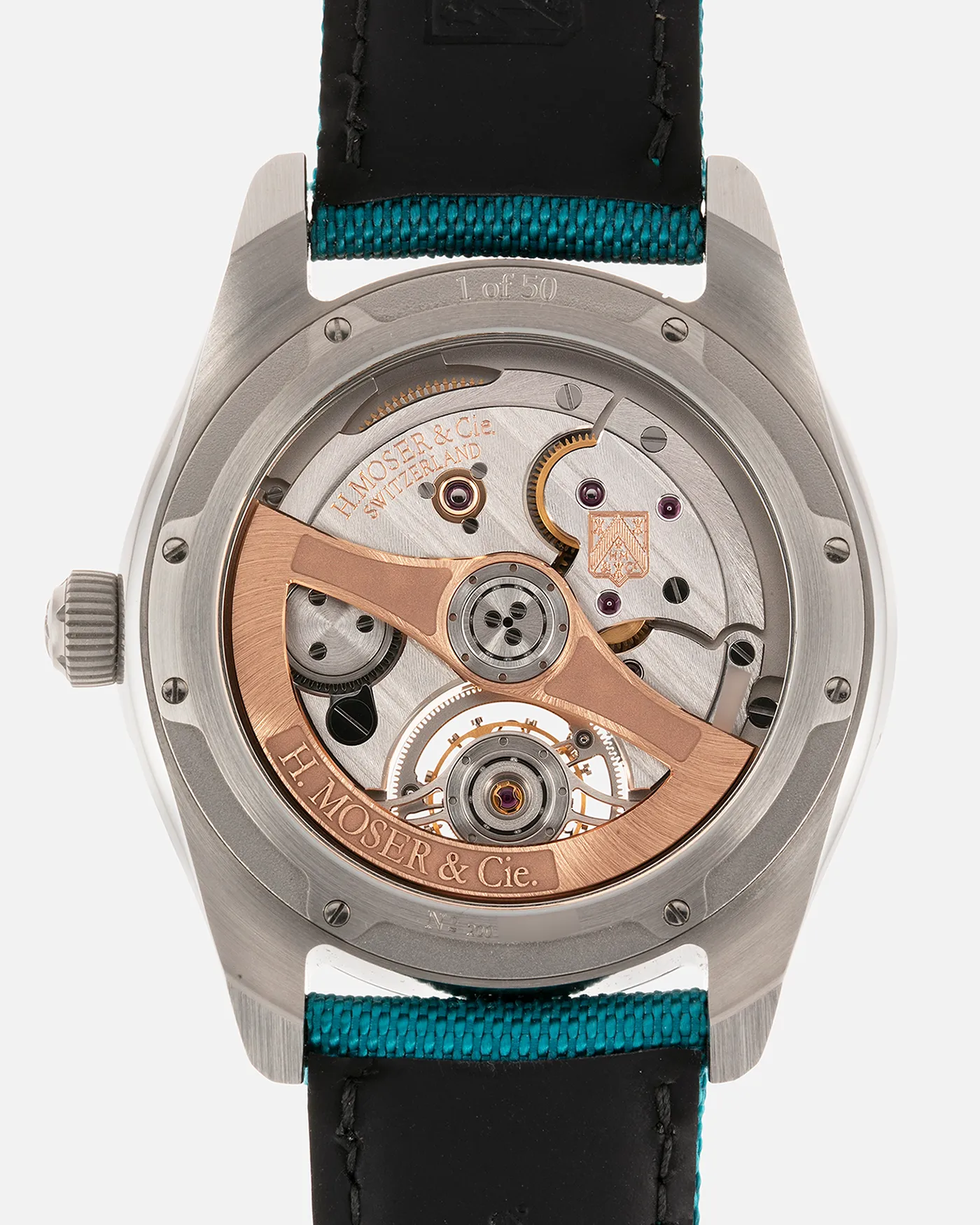 H.Moser & Cie Pioneer Tourbillon Blue Lagoon 'Mega Cool'