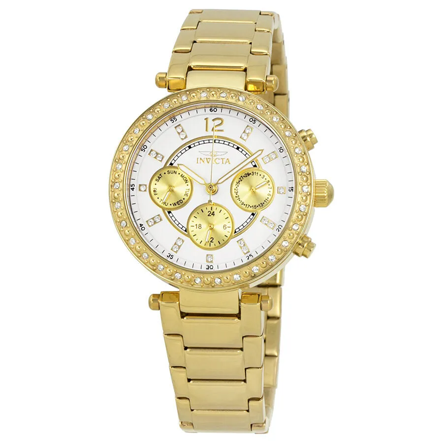 Invicta Angel Multi-Function Silver Dial Ladies Watch 21387