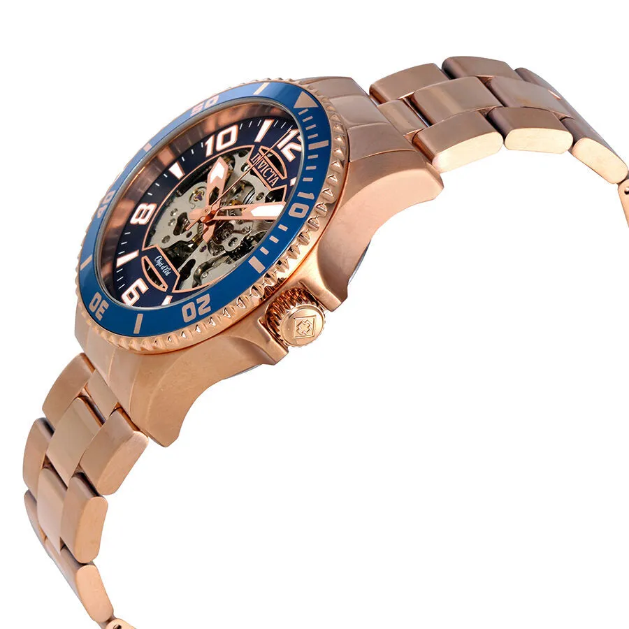 Invicta Objet D Art Automatic Blue Skeletal Dial Men's Watch 22605