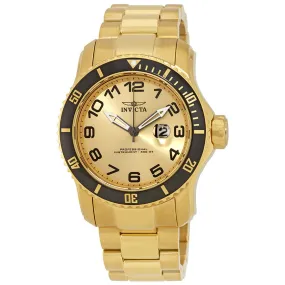 Invicta Pro Diver Champagne Dial Gold-plated Men's Watch 15350