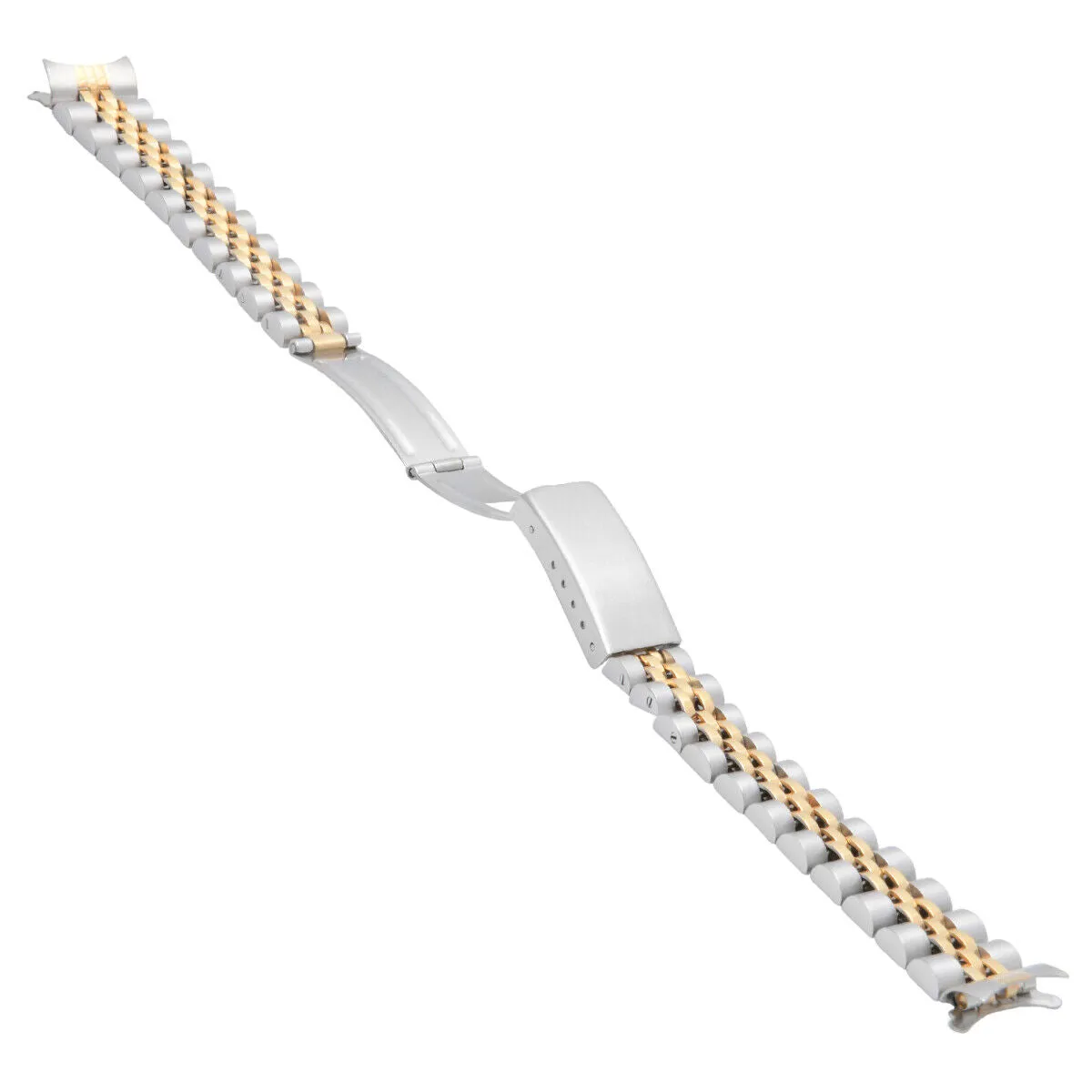 JUBILEE WATCH BAND REPLACMENT BAND FOR LADY 26MM TUDOR DATEJUST TWO TONE 13MM