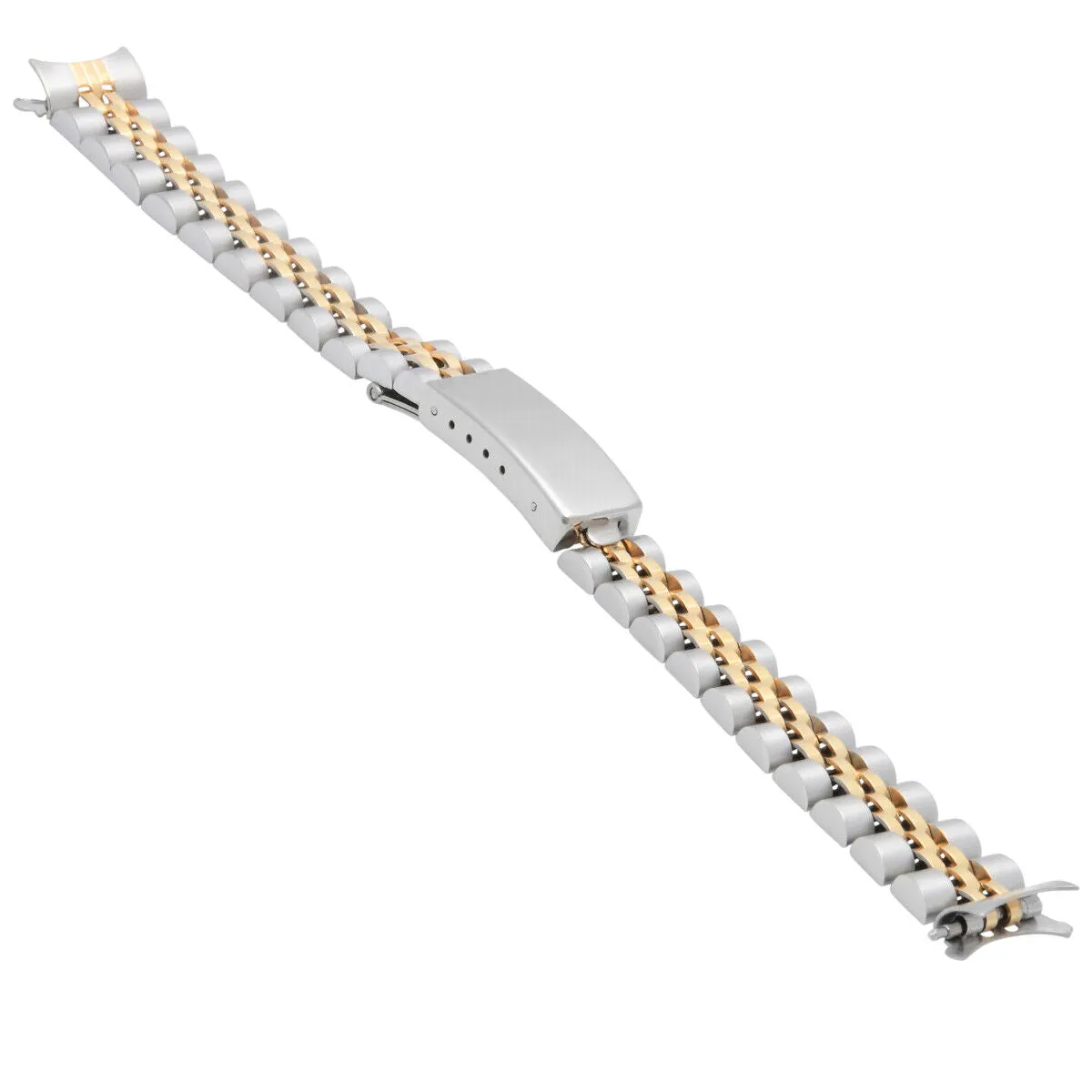 JUBILEE WATCH BAND REPLACMENT BAND FOR LADY 26MM TUDOR DATEJUST TWO TONE 13MM