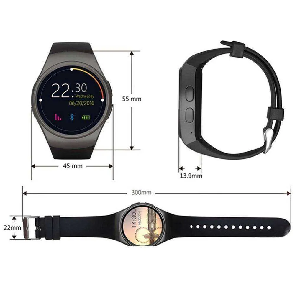 KW18 Smart Watches Phone With Heart Rate Monitor