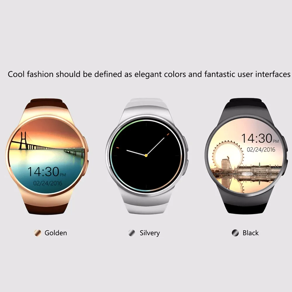 KW18 Smart Watches Phone With Heart Rate Monitor