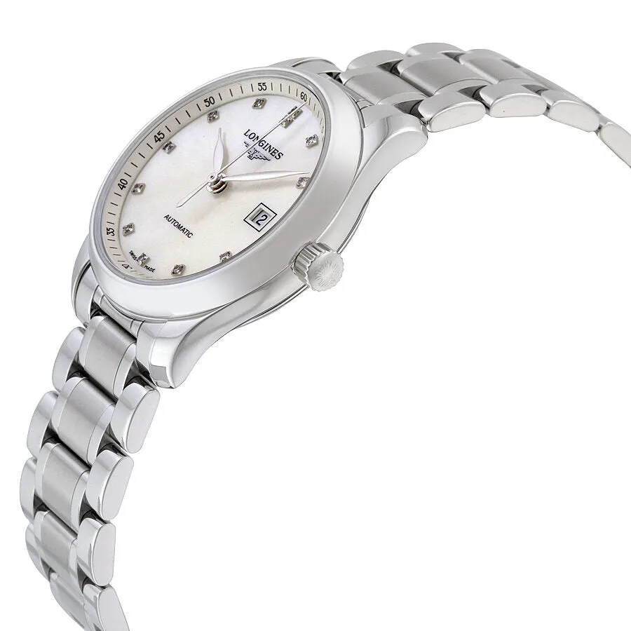 Longines Master Collection Automatic Mother of Pearl Dial Ladies Watch L2.257.4.87.6