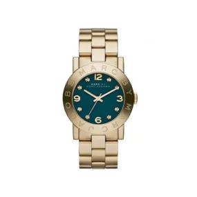 Marc By Marc Jacobs Amy Black Women's Gold Classic Watch MBM8619